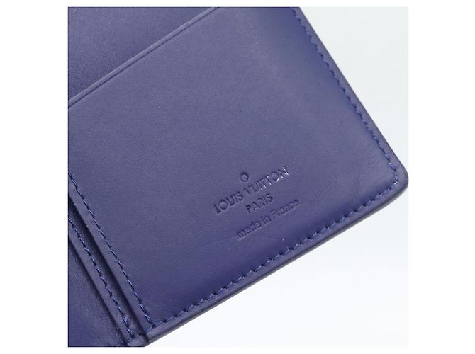 LOUIS VUITTON Monogram Bandana Brazza Portefeuille Navy M81405 - vista 17