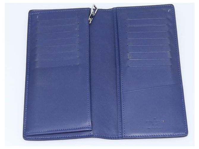 LOUIS VUITTON Monogram Bandana Brazza Portefeuille Navy M81405 - vista 8