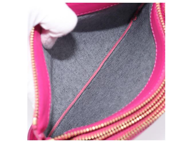 Céline CELINE Trio Shoulder Bag Cuir Rose Ton Or - vue 11