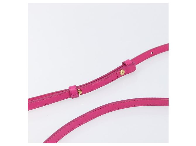 Céline CELINE Trio Shoulder Bag Cuir Rose Ton Or - vue 9