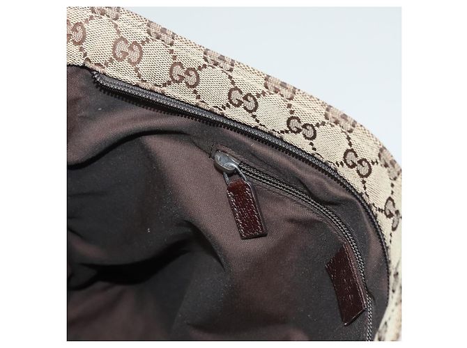 GUCCI GG Canvas Web Sherry Line Shoulder Bag Beige Green Red 189751 - vista 22