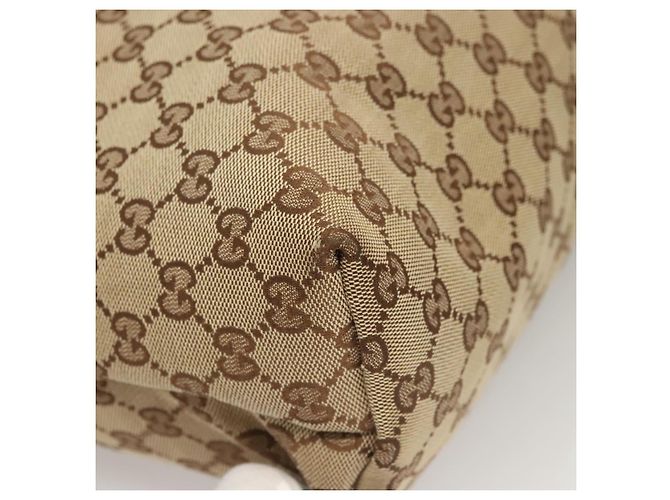 GUCCI GG Canvas Web Sherry Line Shoulder Bag Beige Green Red 189751 - vista 8