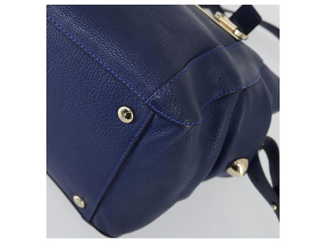 Chloé Bolso Chloe Bridget de piel 2way Navy Gold - vista 10