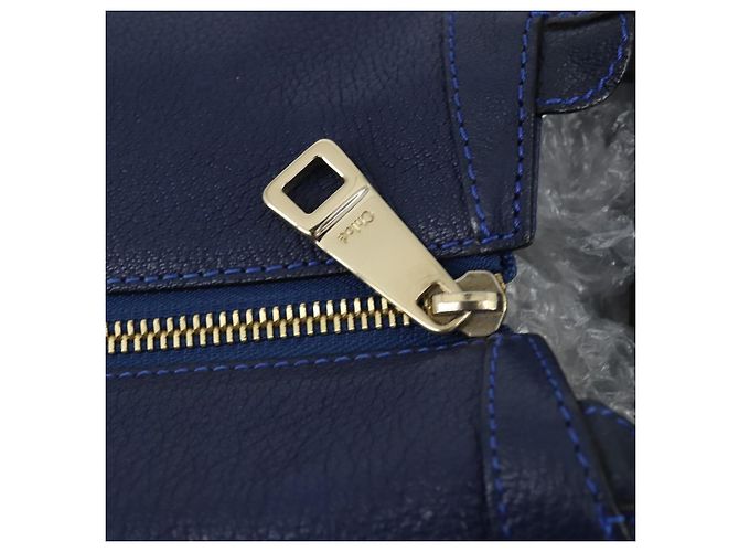 Chloé Bolso Chloe Bridget de piel 2way Navy Gold - vista 19