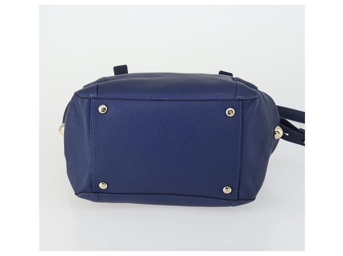 Chloé Bolso Chloe Bridget de piel 2way Navy Gold - vista 5