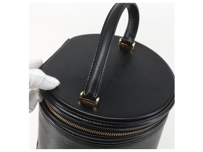 LOUIS VUITTON Epi Cannes Hand Bag Black M48032 LV - vue 6