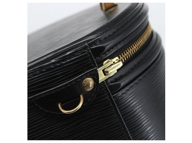LOUIS VUITTON Epi Cannes Hand Bag Black M48032 LV - vue 9