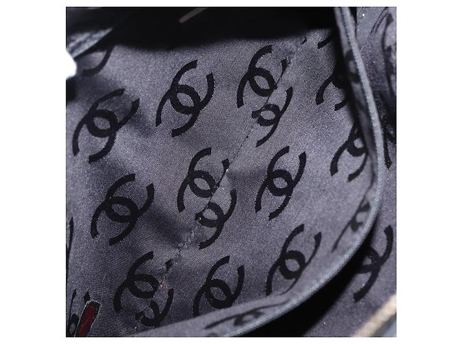 CHANEL Wild Stitch Hand Bag Cuero Negro Oro CC - vista 26