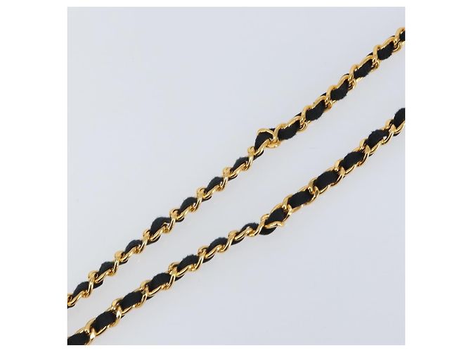 CHANEL Parfüm-Halskette Metall Gold CC - Ansicht 10
