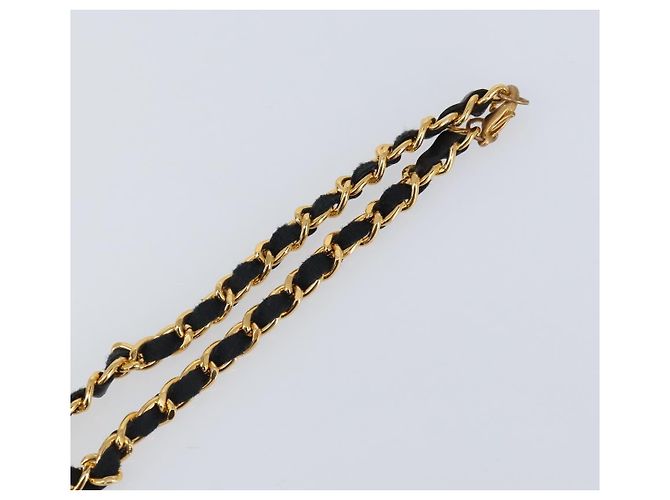 CHANEL Parfüm-Halskette Metall Gold CC - Ansicht 6