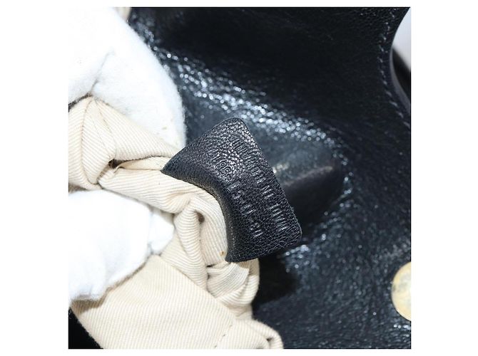 Chloé Chloe Irene Handtasche aus Leder Schwarz Gold - Ansicht 12