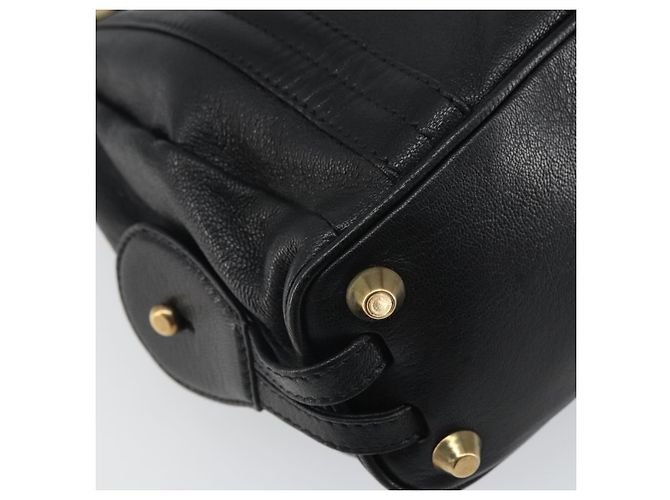 Chloé Chloe Irene Handtasche aus Leder Schwarz Gold - Ansicht 16