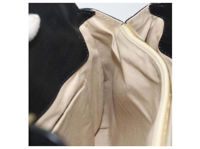 Chloé Chloe Irene Handtasche aus Leder Schwarz Gold - Ansicht 18