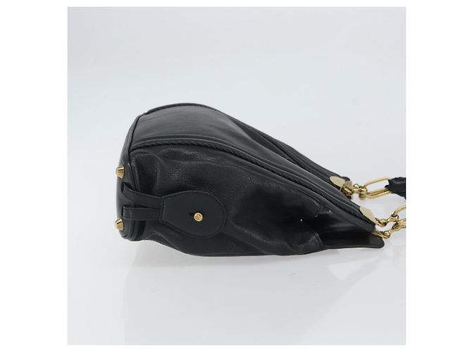 Chloé Chloe Irene Handtasche aus Leder Schwarz Gold - Ansicht 3