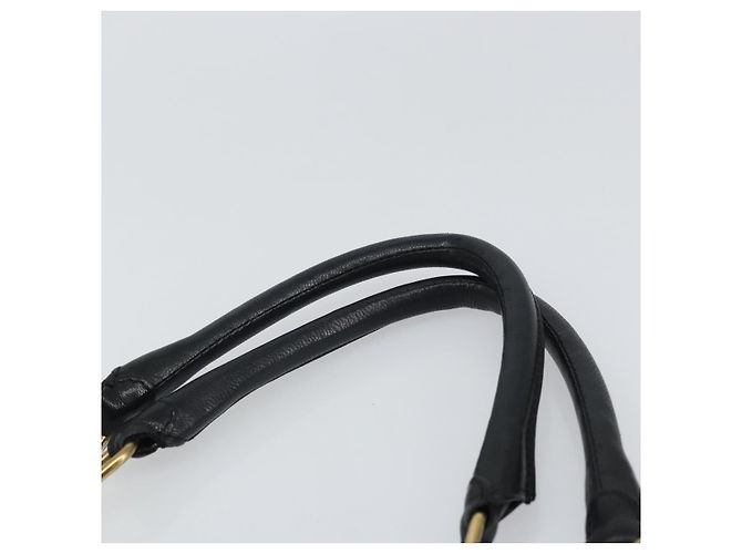 Chloé Chloe Irene Handtasche aus Leder Schwarz Gold - Ansicht 8
