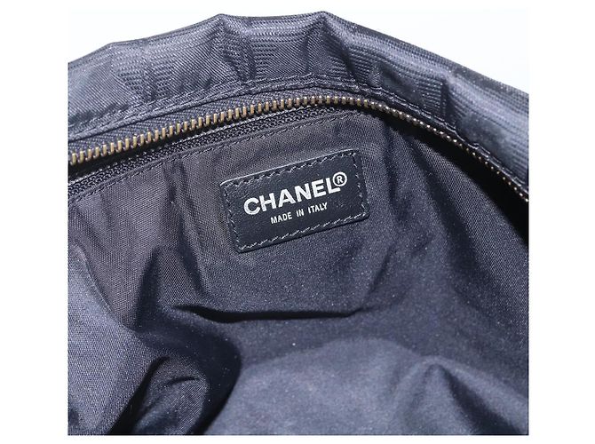 CHANEL New Travel Line Boston Bag Nylon Black CC - vista 10