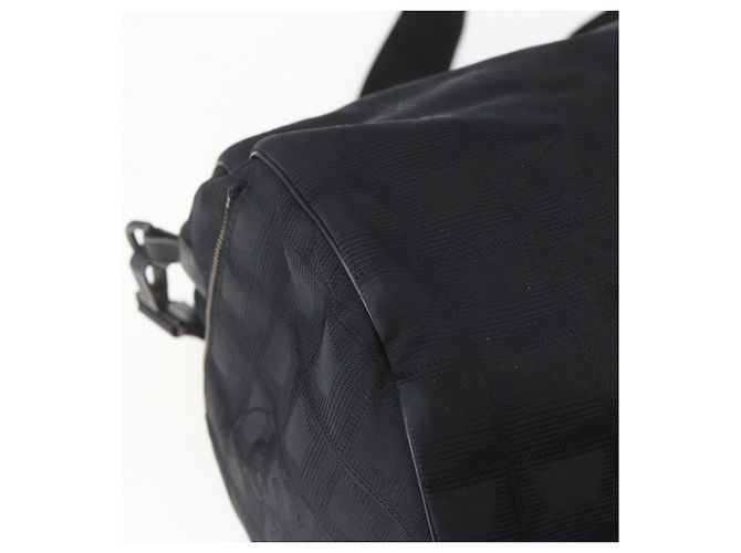 CHANEL New Travel Line Boston Bag Nylon Black CC - vista 14