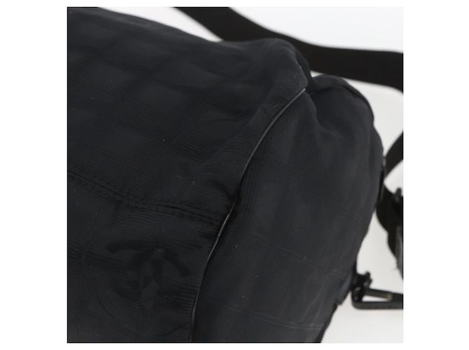 CHANEL New Travel Line Boston Bag Nylon Black CC - vista 15