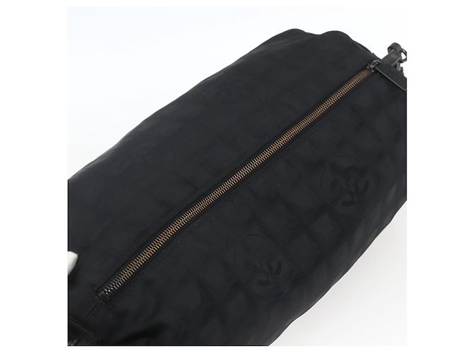 CHANEL New Travel Line Boston Bag Nylon Black CC - vista 6