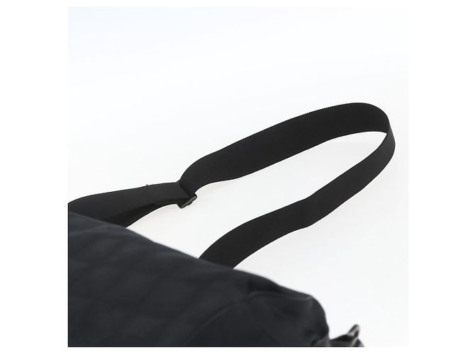 CHANEL New Travel Line Boston Bag Nylon Black CC - vista 8