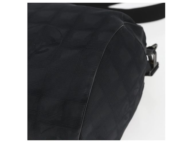 CHANEL New Travel Line Boston Bag Nylon Black CC - vista 9