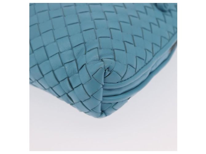 BOTTEGA VENETA INTRECCIATO Shoulder Bag Leather Light Blue - vista 15