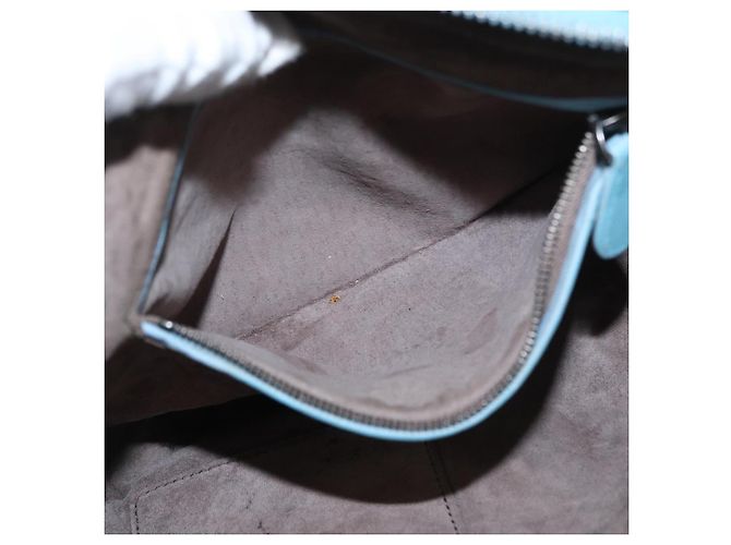 BOTTEGA VENETA INTRECCIATO Shoulder Bag Leather Light Blue - vista 22