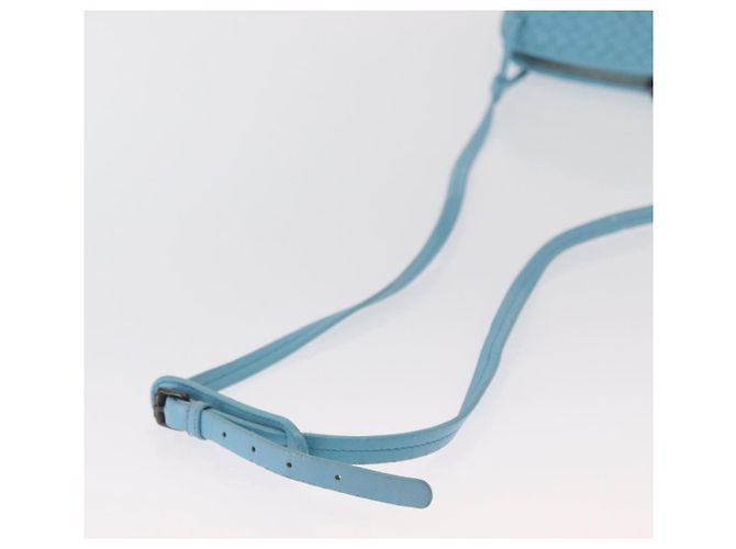 BOTTEGA VENETA INTRECCIATO Shoulder Bag Leather Light Blue - vista 7