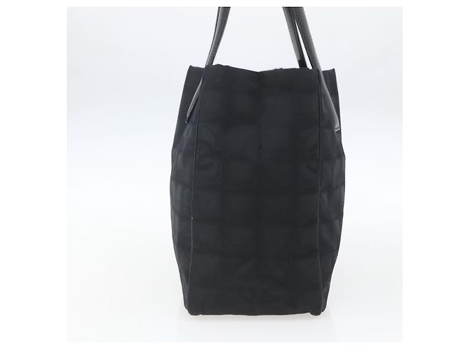CHANEL New Travel Line Tote Bag Nylon Black Gold CC - vista 4