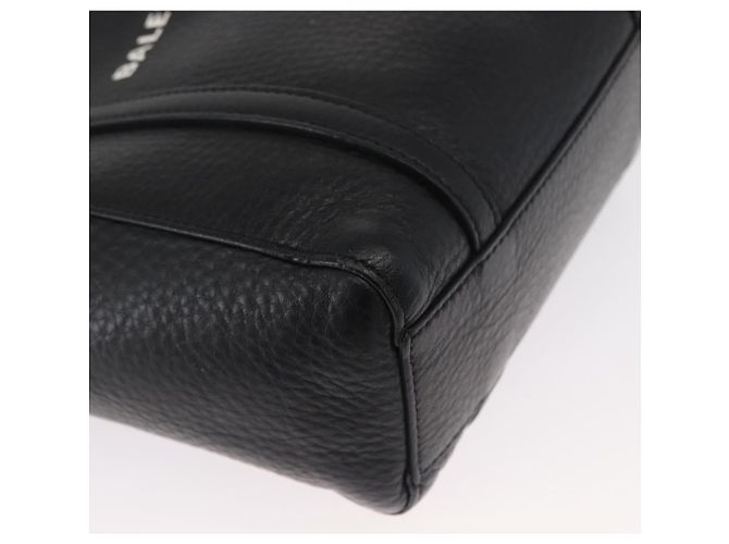 BALENCIAGA Every day Tote Bag Leather 2way Black Silver 551815 - vista 10