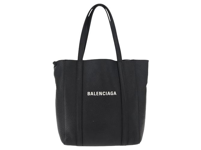 BALENCIAGA Every day Tote Bag Leather 2way Black Silver 551815 - vista 13