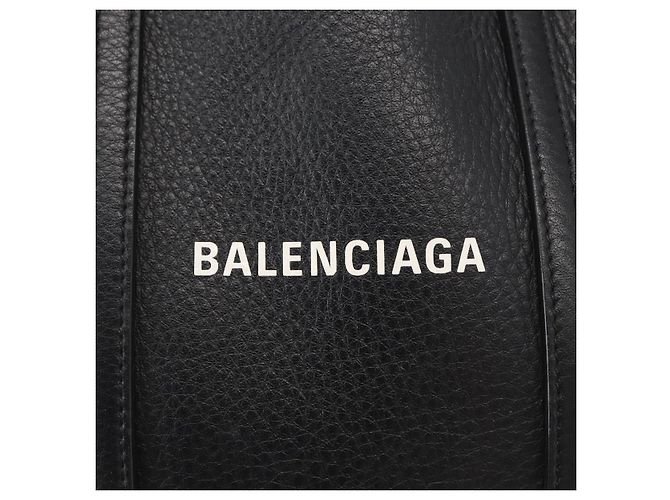 BALENCIAGA Every day Tote Bag Leather 2way Black Silver 551815 - vista 18