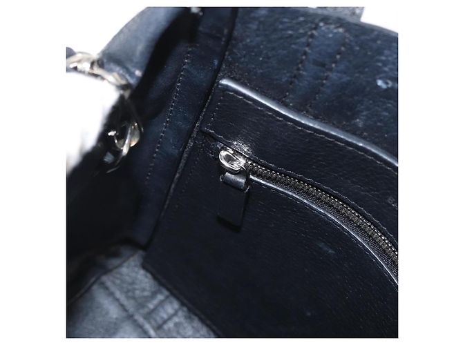 BALENCIAGA Every day Tote Bag Leather 2way Black Silver 551815 - vista 22