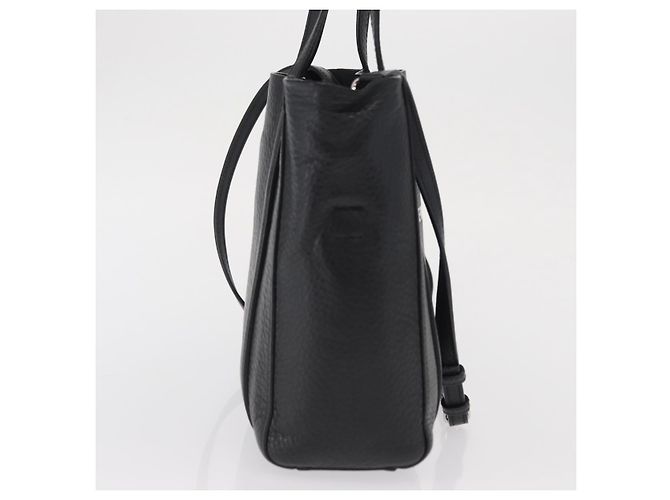 BALENCIAGA Every day Tote Bag Leather 2way Black Silver 551815 - vista 4