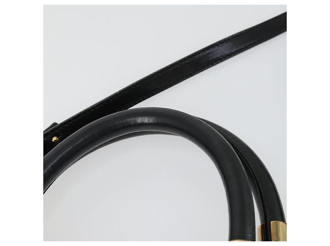 Chloé Chloe Victoria Handtasche Leder 2way Schwarz Gold - Ansicht 14