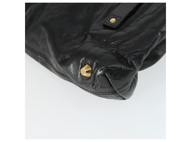 Chloé Chloe Victoria Handtasche Leder 2way Schwarz Gold - Ansicht 16