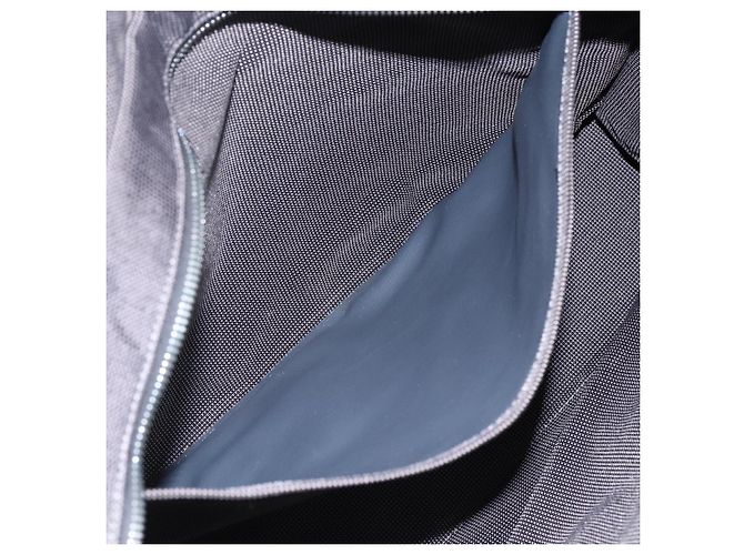Hermès HERMES Her Line Tote MM Hand Bag Canvas Gray Silver - vista 11
