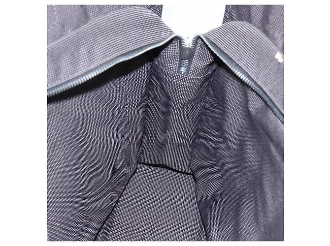 Hermès HERMES Her Line Tote MM Hand Bag Canvas Gray Silver - vista 18