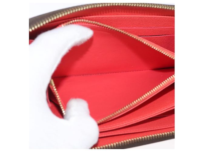 LOUIS VUITTON Damier Ebene Zippy Wallet 2015 Christmas Only N61240 - vista 11