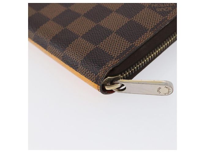LOUIS VUITTON Damier Ebene Zippy Wallet 2015 Christmas Only N61240 - vista 16
