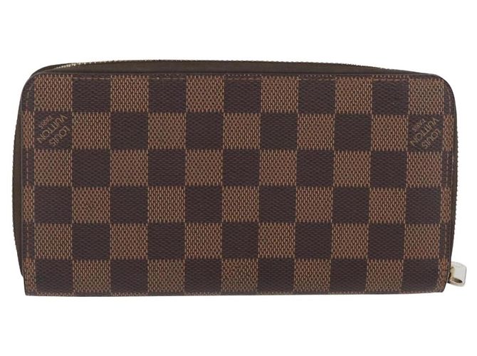 LOUIS VUITTON Damier Ebene Zippy Wallet 2015 Christmas Only N61240 - vista 2
