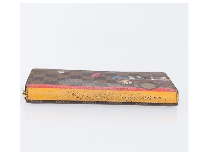 LOUIS VUITTON Damier Ebene Zippy Wallet 2015 Christmas Only N61240 - vista 6