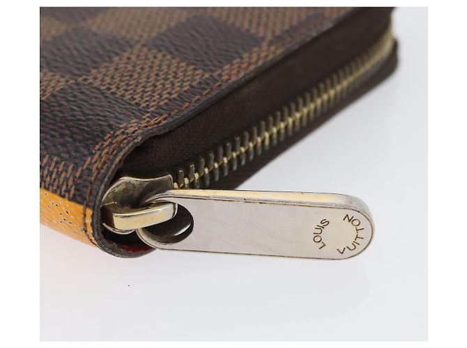 LOUIS VUITTON Damier Ebene Zippy Wallet 2015 Christmas Only N61240 - vista 8