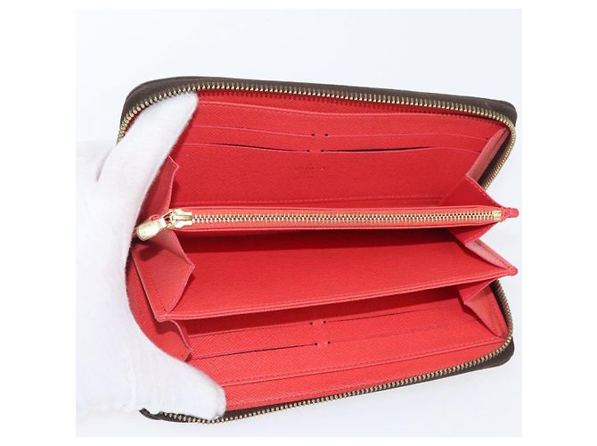 LOUIS VUITTON Damier Ebene Zippy Wallet 2015 Christmas Only N61240 - vista 9