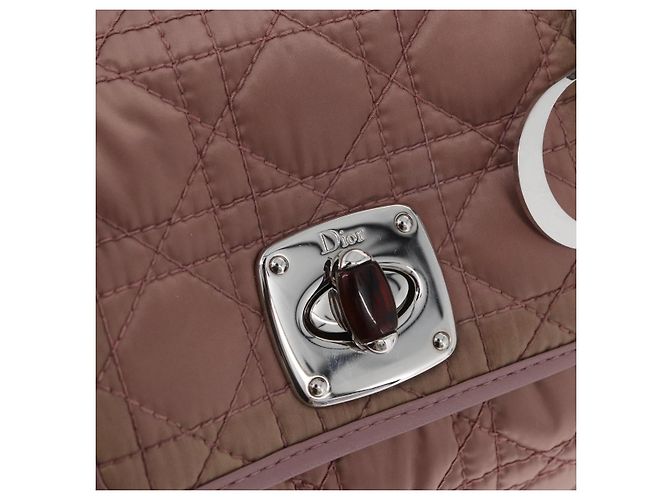 Christian Dior Canage Hand Bag Nylon Pink Silver - vista 19