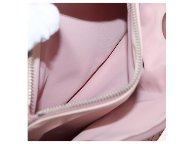 Christian Dior Canage Hand Bag Nylon Pink Silver - vista 27