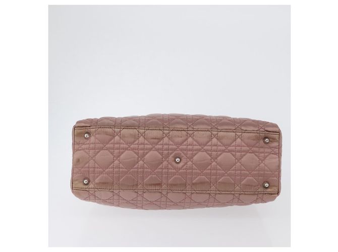 Christian Dior Canage Hand Bag Nylon Pink Silver - vista 6