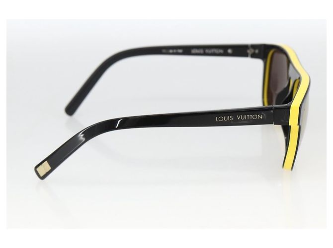 LOUIS VUITTON Gafas de sol plástico Negro Z0794E LV - vista 3
