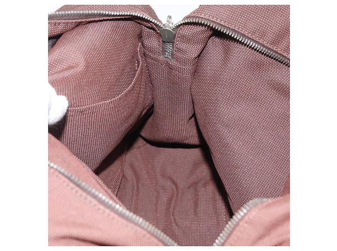 Hermès HERMES Her Line Sac A Dos Backpack Canvas Brown Silver - view 20