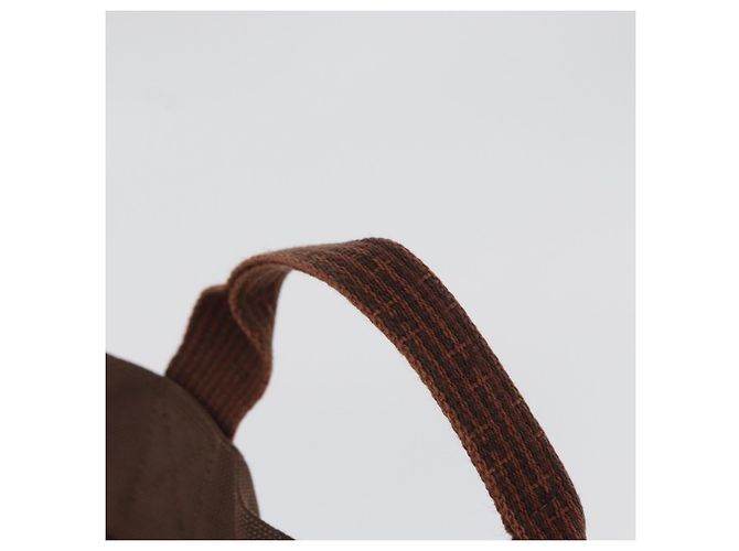 Hermès HERMES Her Line Sac A Dos Backpack Canvas Brown Silver - view 7